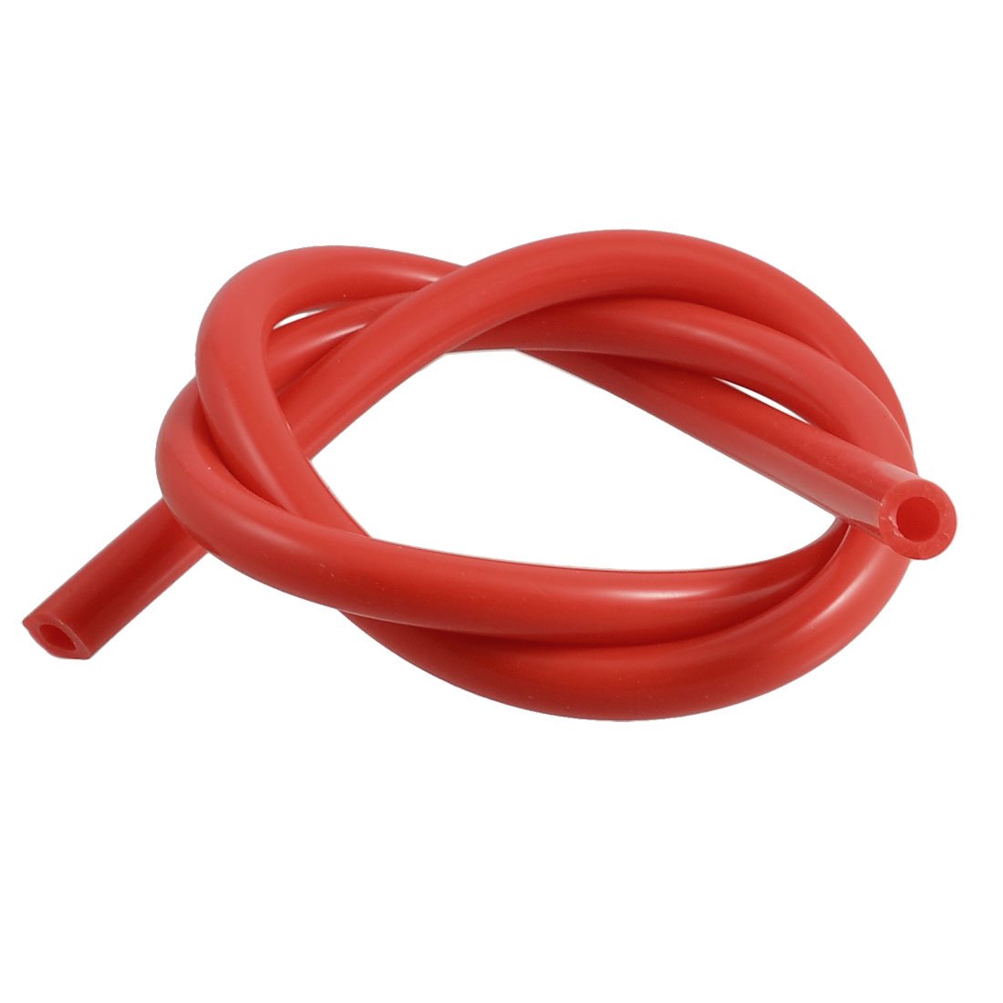 sourcingmap 7mm Inner Dia 1M Length Red Silicone Vacuum Hose Tubing