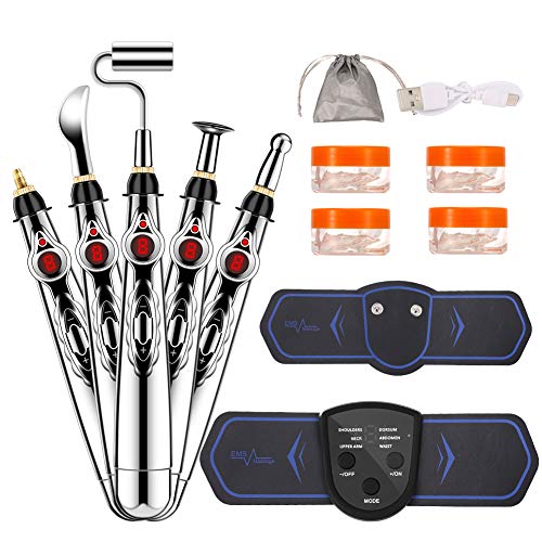 MYAMZ YZH Electric Stimulation Electronic Acupuncture Pen with 5