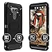 Evocel Trio Pro Series Phone Case Compatible with V20 (2016 Release) with Belt Clip Holster and Kickstand, Black