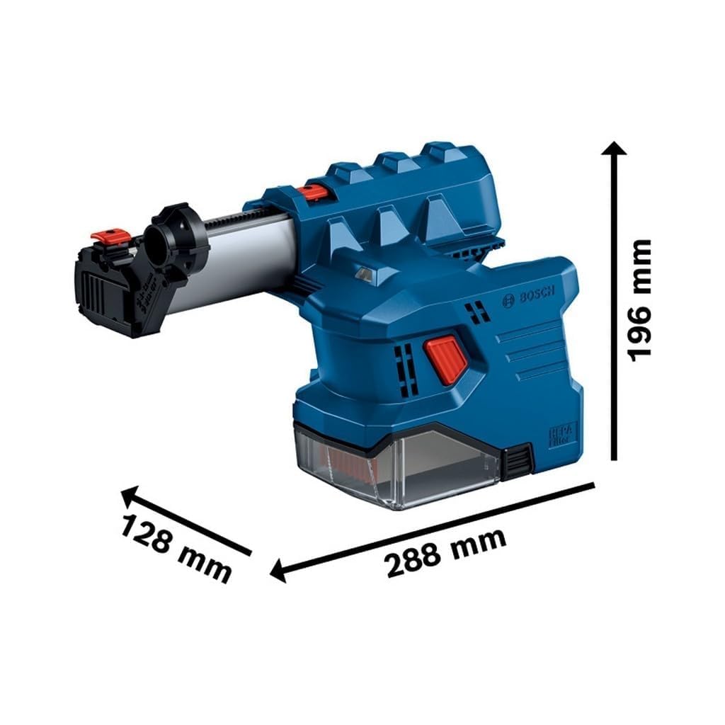 Bosch Professional 18V System Akku Bohrhammer GBH 18V-22 (mit SDS plus, KickBack Control und Vibration Control, inkl. GDE 18V-12, L-BOXX, ohne Akku/Ladegerät) 3