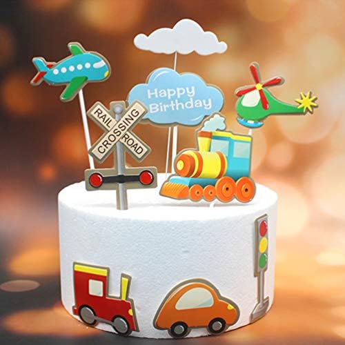 Nuobesty 建設誕生日パーティー用品車空気車両列車好意小道具男の子パーティー用品40ピース B07wfhcg9r 758円