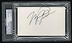 Michael Jordan signed autograph auto 3x5 index card Rookie Year PSA/DNA Slabbed
