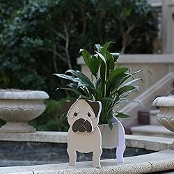 Gochoi Pug Gifts for Pug Lovers, Pug Dog Planter