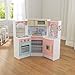 KidKraft Deluxe Corner Play Kitchen Playset, White