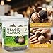 Vinsulla Black Garlic 250 g Whole Black Garlic Aged for Full 90 Days Black Garlic Jar 0.55 Pounds Healthy Snack Ready to Eat or Sauce