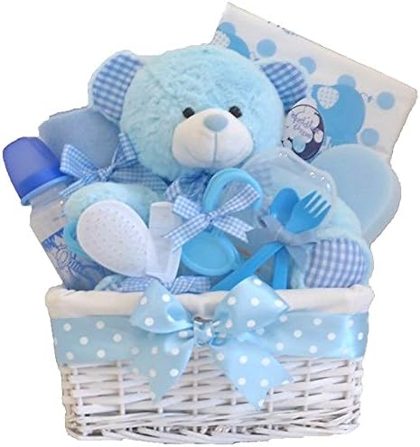 Belle DELUXE LARGE Baby Boy Hamper / 12 NEWBORN ESSENTIALS / Baby Boy Gift / Baby Hamper / Baby Shower Gift / Newborn Gift / FAST DISPATCH