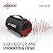 AXESS SPBT1037 Portable Bluetooth Indoor/Outdoor 2.1 Hi-Fi Cylinder Loud Speaker with Built-In 4