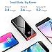 Portable Charger 10000mAh Power Bank, Ultra Compact Backup Battery with LCD Digital Display, High-Speed 2 USB Outputs External Battery Pack for iPhone Xs X 8 7 6 Plus Samsung Galaxy Note 9 S9