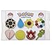 Pokemon Gym Badges - Kanto Gen 1 (Gold Trim)