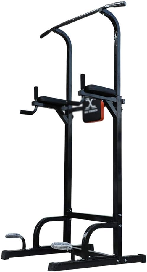Dip Stands Home Pull-up Indoor Horizontal Bar Home Fitness Equipment Multifunctional Parallel Bars Adult Sports (Color : Black, Size : 9668230cm)