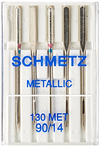 Euro-Notions Metallic Machine Needle-Size 90/14 5/Pkg