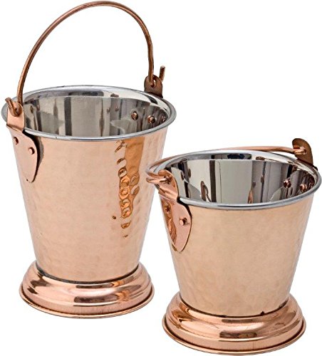 Kapalini double walled copper / stainless steel serving…