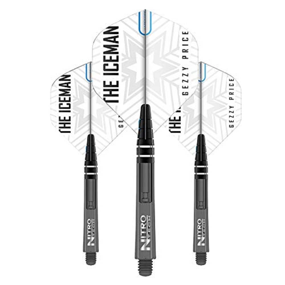 RED DRAGON Gerwyn Price Iceman Flight & Stem Combo Pack 1 (3 sets per pack)