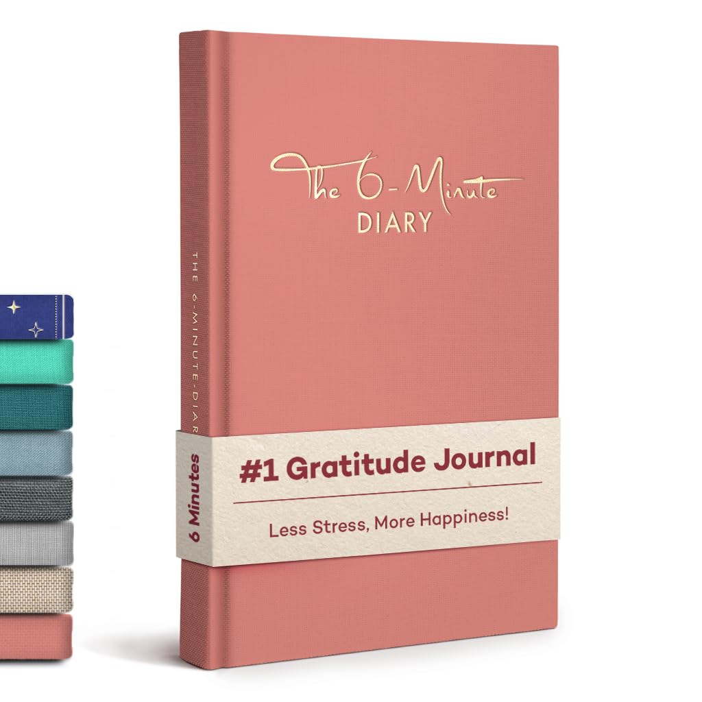 6-Minute Diary – 3-Million-Copy Gratitude Journal for Women & Men – Guided Mental Health Journal Based on Positive Psychology – Daily Manifestation Journal for Self-Care & Mindfulness