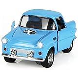 Toy Diecast Car Play Vehicles, Classic Diecast Model Cars, Old Car Models, Moving Vehicle Toys, Pull Back Action with Lights and Sounds 1:38 - iPlay, iLearn (Blue)