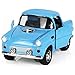 Toy Diecast Car Play Vehicles, Classic Diecast Model Cars, Old Car Models, Moving Vehicle Toys, Pull Back Action with Lights and Sounds 1:38 - iPlay, iLearn (Blue)