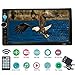 Joycar 7inch Double Din Bluetooth LCD Receiver, Touch Screen FM Radio,Car Stereo USB SD Aux input MP5 Player with Rear View Camera