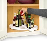 YouCopia Crazy Susan 16-Inch Turntable with Slide Out Shelves for Corner Cabinets (Kitchen)