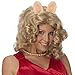 The Muppets Miss Piggy Curly Blonde Wig w/Ears & Pig Nose Costume Accessory Kit