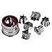 Clearance Tuscom Mix Shaped Cutting Sugar Craft Aluminium Cake Cookies Pastry Baking Cutter Mold (Silver)