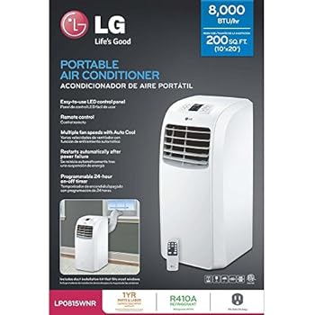 Amazon.com: LG LP0815WNR Portable Air Conditioner, 115V Cooling Only