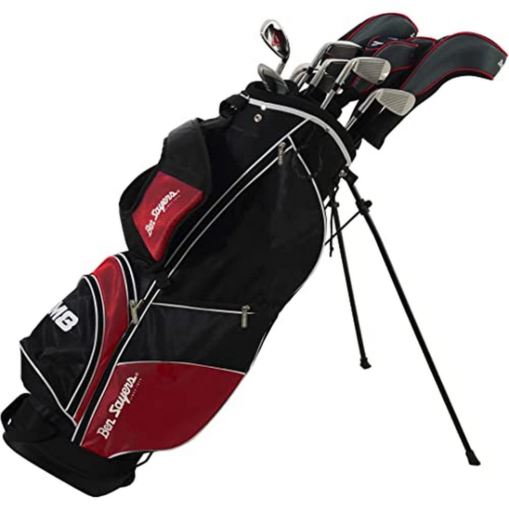 Ben Sayers M8 Package Set - Red (Stand Bag) Gr/St MRH