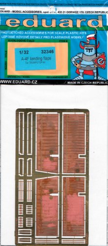 EDU32346 1:32 Eduard PE - A-4F Skyhawk Landing Flaps Set (for the Trumpeter model kit) MODEL KIT ACCESSORY