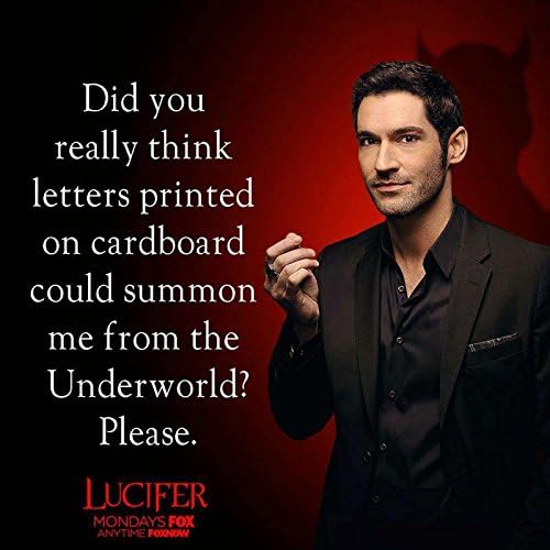 MOTIVATION4U Lucifer, an American fantasy police procedural drama television series, Lucifer Morningstar, Detective Chloe Decker 12 x 18 inch poster