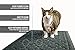 Cat Fab Cat Litter Mat, Extra Large Size, Non-Toxic, Easy Clean Kitty Litter Trapping Design, In Slate Gray