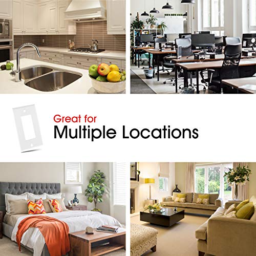 image for Power Gear Single Rocker Toggle Switch Oversized Wall Plate Cover, 1 G