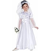 Forum Novelties Little Bride Wedding Belle Child Costume Dress and Veil