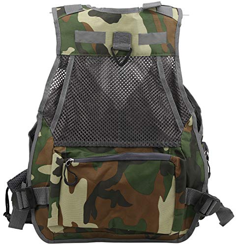 VGEBY Angeljacke Outdoor Multifunktionale Jacke Jagd Angeln Reise Tarnweste mit Taschen – Bild 3