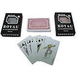 Royal 100% Plastic Bridge-Sized Playing Cards, Two Decks (Star Pattern)