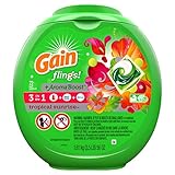 Gain Flings Tropical Sunrise Laundry Detergent, 72 Count