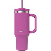 Contigo Streeterville Tumbler, 40 oz (1.18 L), Insulated Stainless Steel Water Bottle with Straw and Leak-Proof Lid, Galactic