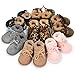HLM Baby Shoes Sneakers Winter Infant for Girls Boys Canvas Cotton Fleece Brown Red Blue Pink -Deeply Discounted Price - Buy 2, Get 10% Off & Buy 3, Get 15% Off