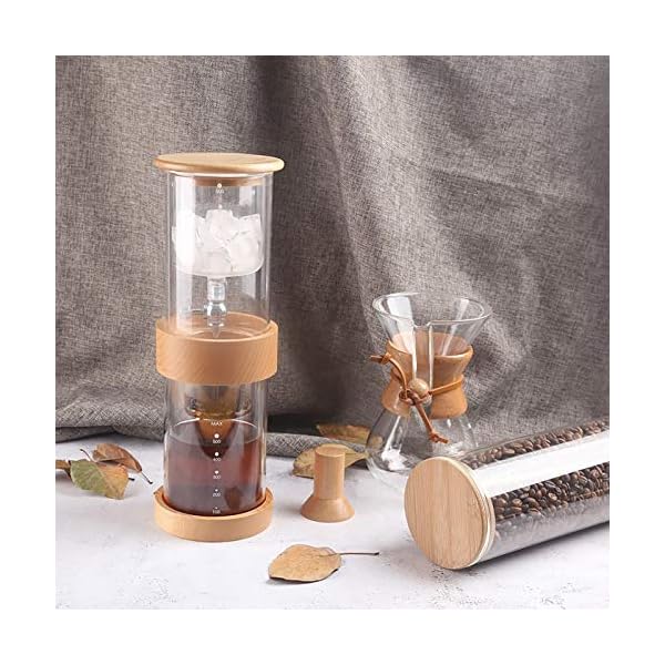 BaoYPP Ice Drip Kaffeemaschine Kaffee Kaltbrauentopf 500 Ml Glastopf EIS Tropfen Kaffeetopf Tropft Kaffeemaschine… – Bild 8