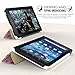 MoKo Case for Fire 7 2015 - Ultra Lightweight Slim-shell Stand Cover for Amazon Fire Tablet (7 inch Display - 5th Generation, 2015 Release Only), Floral PURPLE