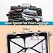 Compression Packing Cubes, Lifinity 3 Pcs Expandable Luggage Organizers Travel Cubes for Packing with Durable Zipper