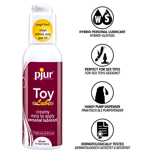 pjur-Toy-Lube-Gel-lubrificante-dosabile-con-precisione-non-cola-mai-piu-macchie-per-tutti-i-toy-erotici-e-sessuali-100ml