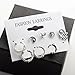 Zealmer Vintage Cuff Earrings Sun Moon Star Fatima Stud Earrings Set Piercing Non Piercing Body Jewelry Ear Cuff Set