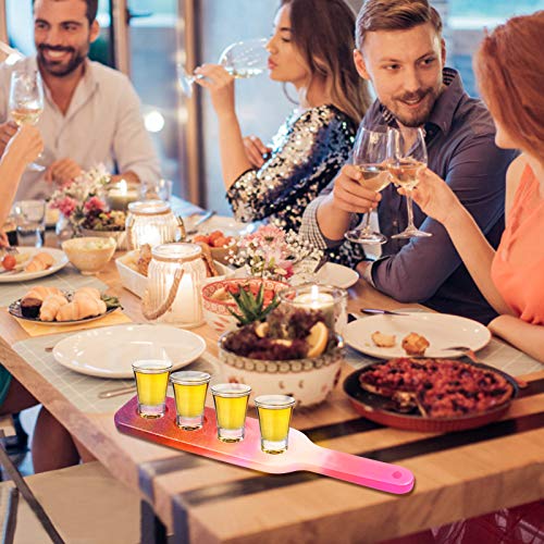 Shot Glass Tray Mold for Resin, Silicone Paddle Resin Molds for Resin