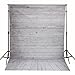 Mohoo 5x7ft Silk Photography Background White Wood Floor Pattern Photography Backdrop Studio Props (Updated Material)