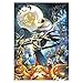 Lukalook Halloween Skull Pumpkin 5D Full Diamond Embroidery Painting Cross Stitch Decor