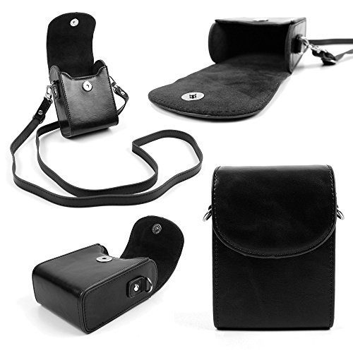 DURAGADGET Durable & Ultra-Portable, Retro-Inspired Carry Case in 'Vintage' Black - Suitable for Bushnell Tour Z6 Jolt Laser Rangefinder