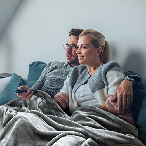 Bedsure Fleece Blanket Twin Size 350GSM Thick Soft Blankets for Bed