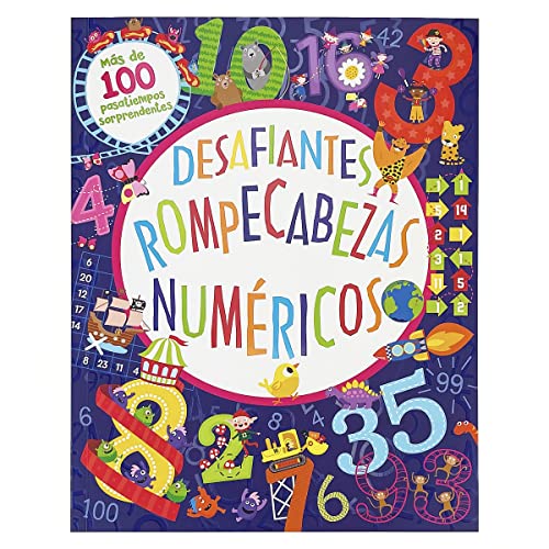 Desafiantes Rompecabezas Numericos / Totally Brain Boggling Number Puzzles (Spanish Edition), Children's Puzzle Book, Ages 5-8 (en español)