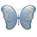 The Butterfly Grove Alex is Butterfly Decoration 3D Three Layered Hanging Mesh Nylon Decor, Hawaiian Blue, Small, 7