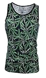 Pacific Surf Men's All-Over Print Tank Slim Fit Muscle Shirt