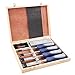 TACKLIFE 4Pcs Wood Chisel Set, Bevel Edged, Chrome Vanadium Wood Carving Tools with Honing Guide, Sharpening Stone, Storage Case, Steel Butt & Solid-gripping Handle for DIY Woodworking - HWC6A